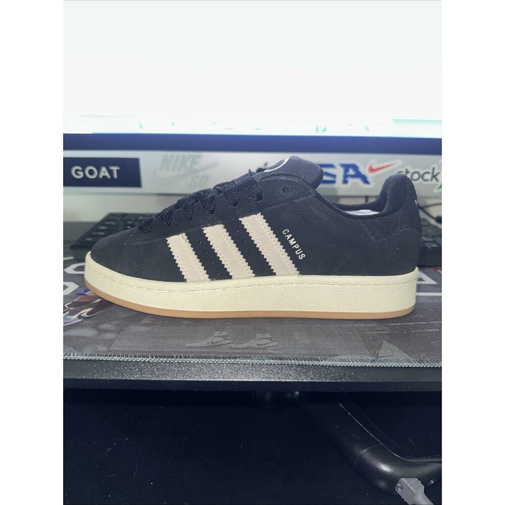 New Women's Size 7.5 Adidas Campus 00s Black White JH5626 $110 Retail